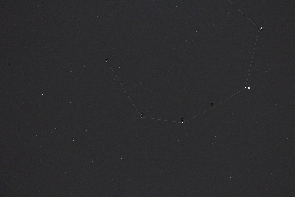 A labelled view of the constellations near Corona Borealis.