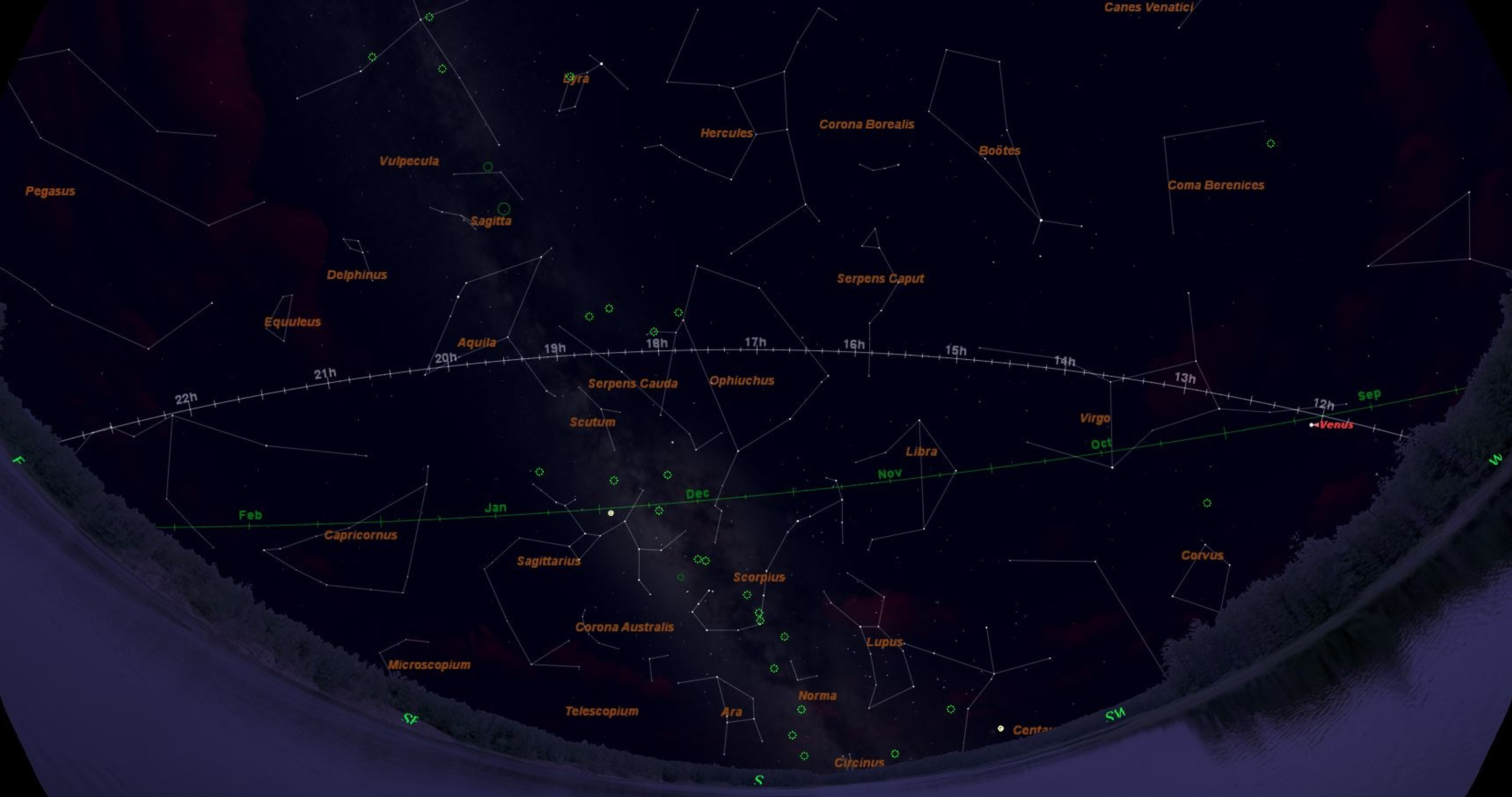 our sky 9:15pm Aug. 7th,2026